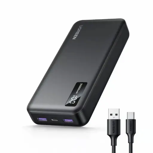 [DNA0041166] UGREEN PB312 20000mAh 20W Two-Way Fast Charging Power Bank, 22.5W USB-A Output