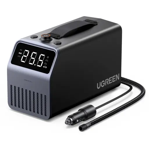 [DNA0041184] UGREEN Portable Tire Inflator Pro, 150 PSI, 12V - Gray