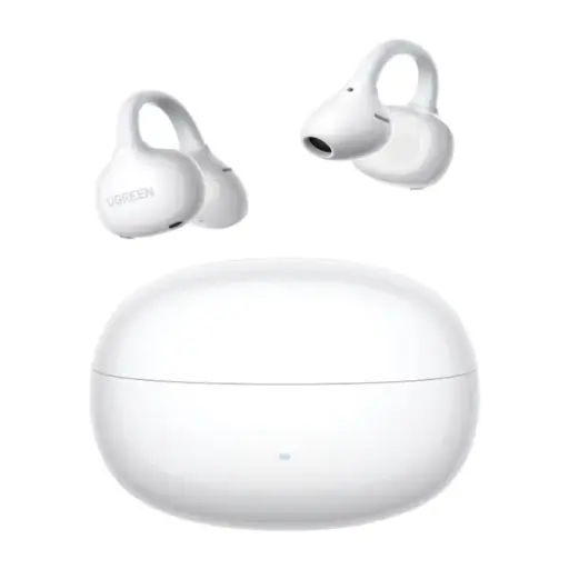 [DNA0041208] UGREEN ClipBuds Pro S8 / WS218 Open-Ear ANC Wireless Earbuds - White