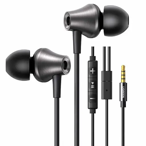 [DNA0041210] UGREEN EP105 Wired In-Ear Earphones with Mic, 3.5mm - Black