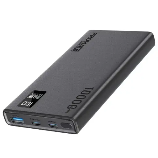 [DNA0041314] بروميت (Bolt-10PD) باور بانك بسعة 10000 مللي أمبير وقدرة 20 واط - أسود