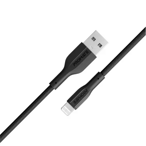 [DNA0041338] Promate XCord-Ai USB-A to Lightning Cable 1m - Black