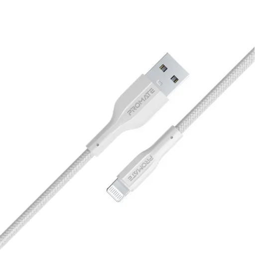 [DNA0041340] Promate XCord-Ai USB-A to Lightning Cable 1m - White