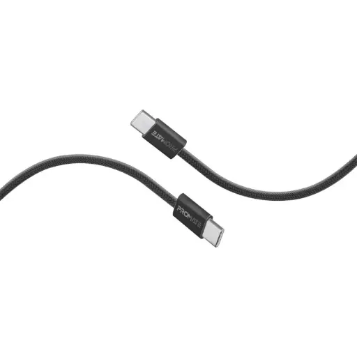 [DNA0041345] بروميت (EcoLine-CC120) كابل USB-C إلى USB-C بقدرة 60 واط وطول 1.2 متر - أسود