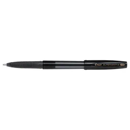 [DNA0041557] بايلوت (Super Grip G) قلم حبر جاف بغطاء، 1.6 ملم عريض جداً - أسود - BPS-GG-XB-B