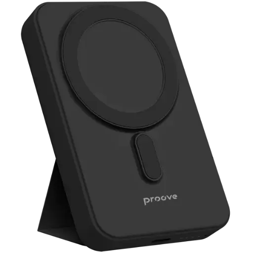 [DNA0041662] بروفي (Proove Hyperion) بنك طاقة (باور بانك) موديل 2025، بقدرة 20 واط وسعة 10000 مللي أمبير - أسود