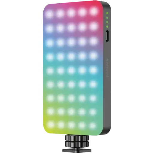 [DNA0041716] بروفي (Proove GlowBox) إضاءة RGB للهواتف الذكية - أسود