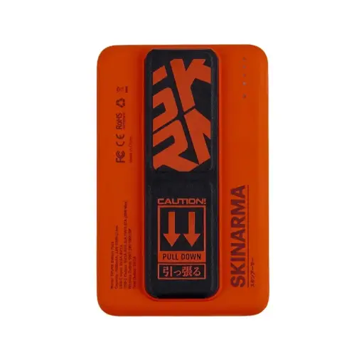 [DNA0041888] Skinarma SPUNK Magnetic Wireless Power Bank 5000mAh - Orange