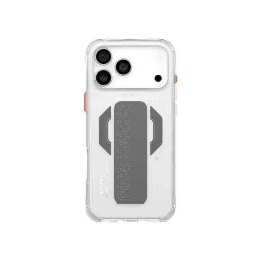 [DNA0041943] Skinarma HAXA Mag-Charge Case with Grip-Stand for iPhone 17 Pro Max - Clear