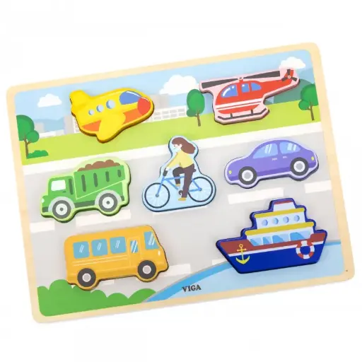 [DNA0042581] Viga Chunky Puzzle - Transportation