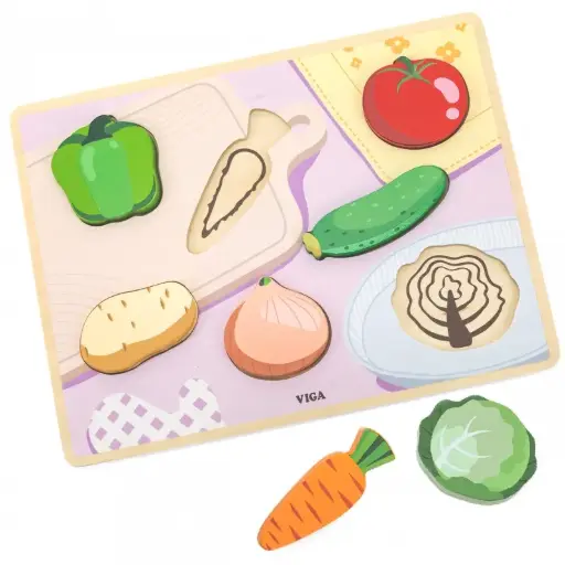 [DNA0042585] Viga Chunky Puzzle - Vegetables