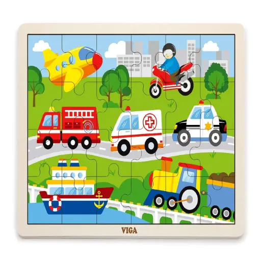 [DNA0042609] Viga 24 Pcs Puzzle - Vehicles