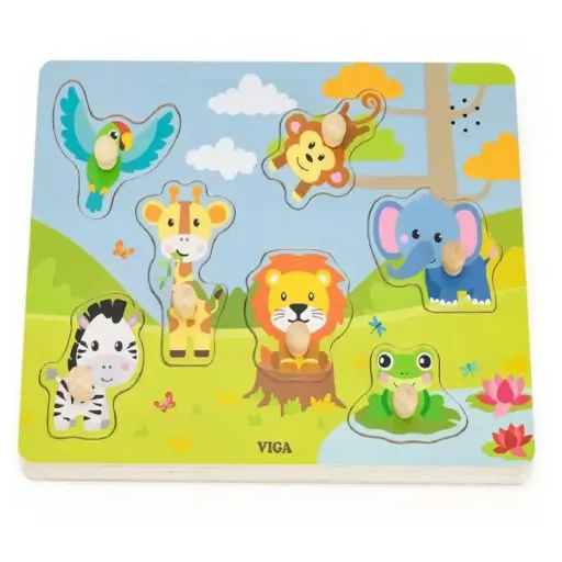[DNA0042637] Viga Sound Puzzle - Jungle Animals