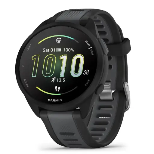 [DNA0042667] Garmin Forerunner 165 GPS Running Watch - Black/Slate Grey