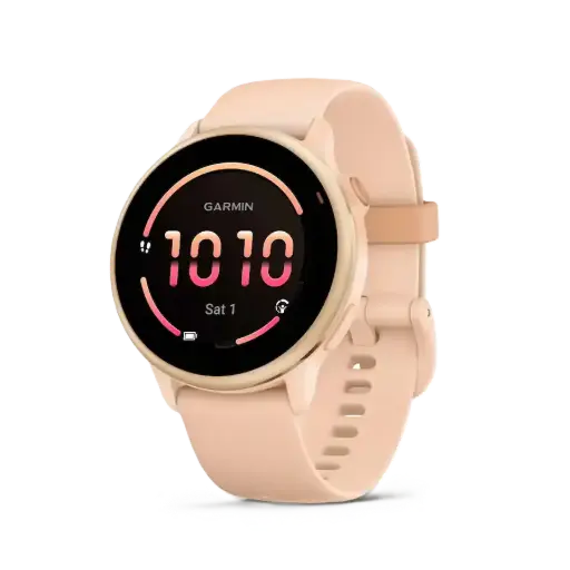[DNA0042671] جارمن (vívoactive 6) ساعة ذكية بنظام جي بي إس - وردي (Pink Dawn) / وردي ميتاليك (Pink Dawn Metallic)