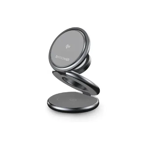 [DNA0043064] RAVPower RP-WC1008 Premium Foldable 3 in 1 Wireless Charger 15W