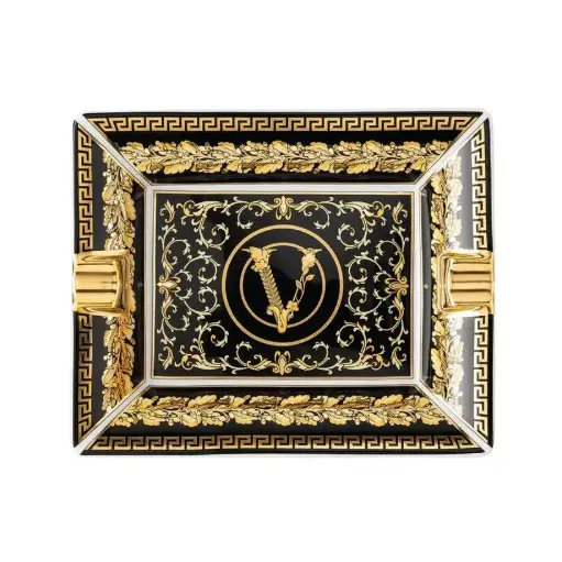 [DNA0043187] فرزاتشي باي روزنتال (Versace by Rosenthal) منفضة سجائر مقاس 13 سم V-16