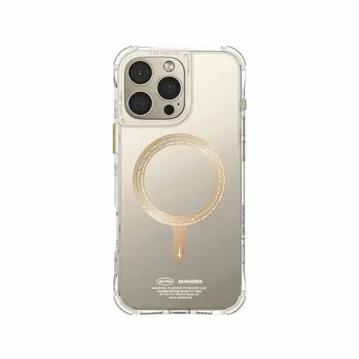 [DNA0043318] Skinarma Saido Prime Mag-Charge Case for iPhone 16 Pro 6.3 - Champagne / Gold