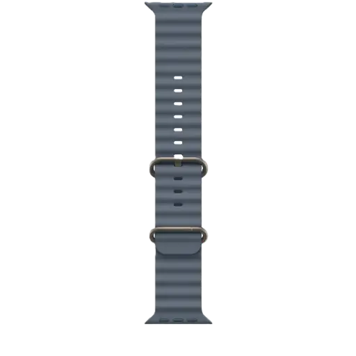 [DNA0043388] Apple Watch 49mm Anchor Blue Ocean Band - Natural Titanium