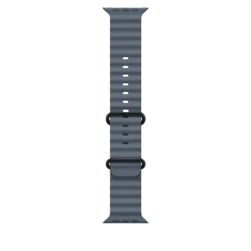 [DNA0043392] Apple Watch 49mm Anchor Blue Ocean Band - Black Titanium