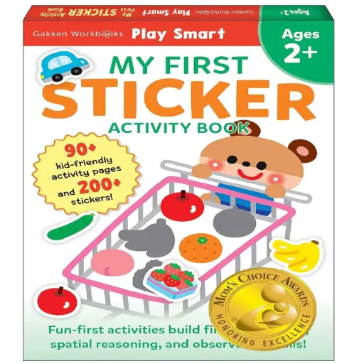 [DNA0045425] Play Smart My First Sticker Book 2+: Preschool Activity Workbook with 200+ Stickers for Children wit