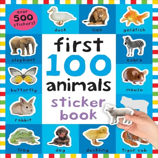 [DNA0045727] First 100 Animals Sticker Book: Over 500 Stickers