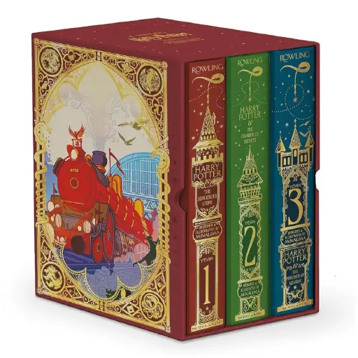 [DNA0045743] Harry Potter Boxset Books 1-3 (Minalima Editions)