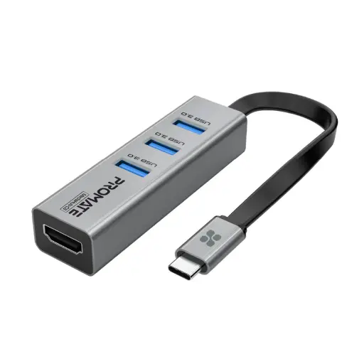 [DNA0045940] محول بروميت (MediaHub-C3) من USB-C إلى HDMI بدقة 4K
