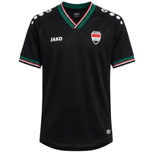 [DNA0046778] JAKO Iraq 2026 World Cup Third Jersey - Black - Large