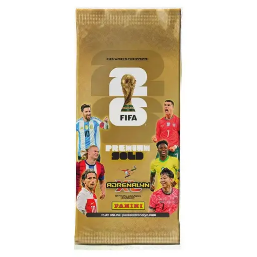 [DNA0050538] مجموعة ذهبية مميزة (بريميوم جولد) بانيني فيفا كأس العالم 2026 أدرينالين XL
