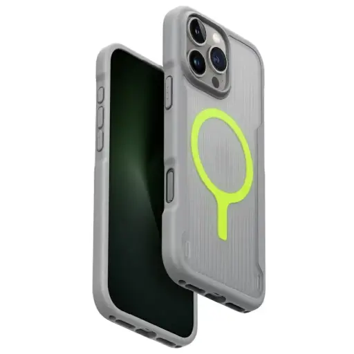[DNA0051520] UNIQ HYBRID IPHONE 16 PRO MAX MAGCLICK CHARGING COMBAT ACTIVE - STONE GREY 