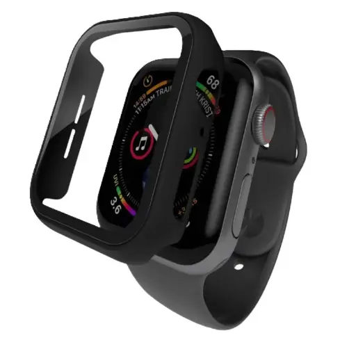 [DNA0052238] AmazingThing Apple Watch 40Mm SE/6 Impact Shield Pro+Bumper - Black