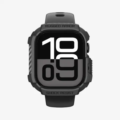 [DNA0052260] Spigen Apple Watch Series 11 46mm Rugged Armor 2 Case - Matte Black