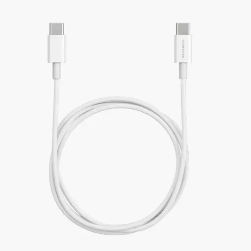 [DNA0052386] Vonmählen USB-C to USB-C Fast Charging Cable 60W 1m - White