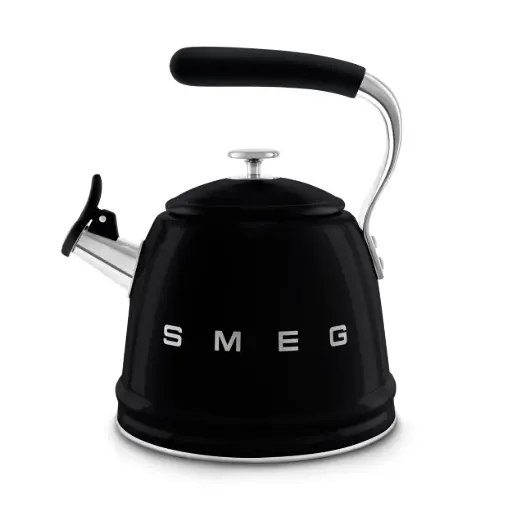 [DNA0052976] Smeg 50's Style Whistling Kettle 2.3L – Black