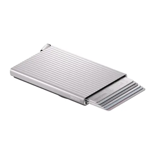 [DNA0053073] Secrid Premium Cardprotector+ Fluted for MagSafe Silver