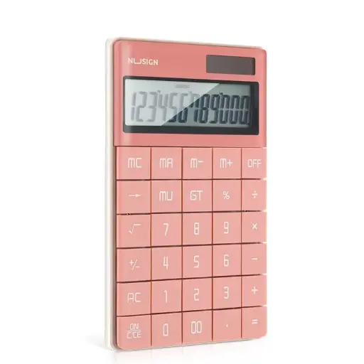 [DNA0053570] Deli Nusign 12-Digit Red Calculator NS041RD