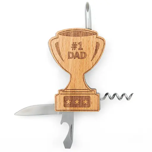 [DNA0054061] Kikkerland #1 Dad Trophy Multi-Tool