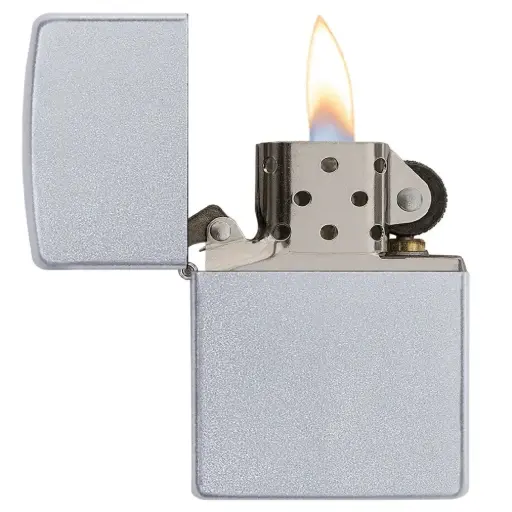[DNA0054199] Zippo Satin Chrome Windproof Lighter