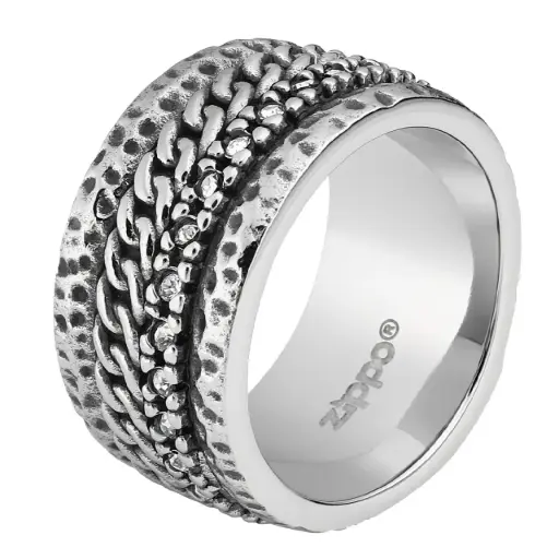 [DNA0054351] Zippo Chain Ring - Size 60