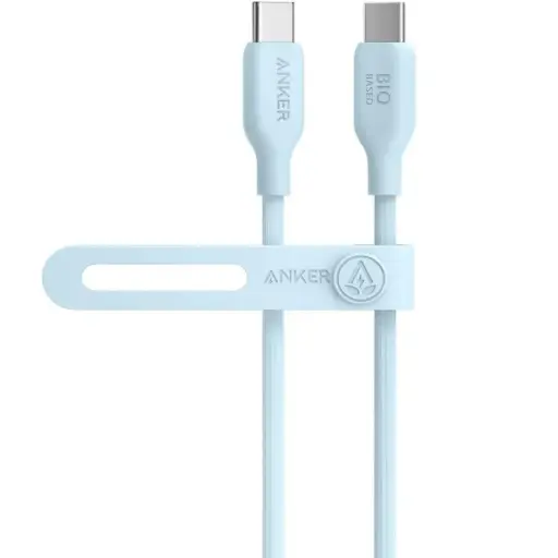 [DNA0054422] Anker 544 Bio-Based USB-C to USB-C Cable 140W - 3ft Blue