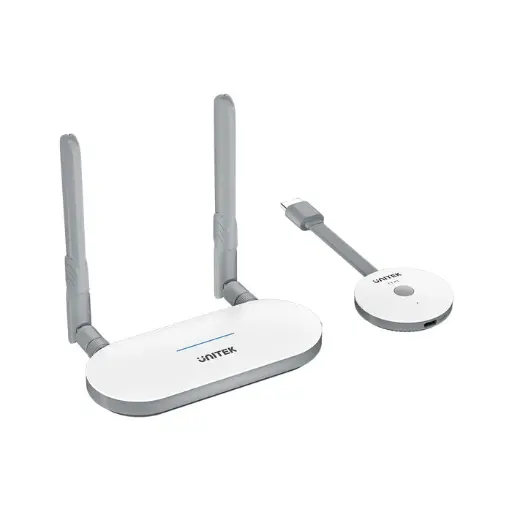 [DNA0056326] UNITEK V1183A01 Wireless HDMI Transmitter & Receiver Kit - Up to 50m White