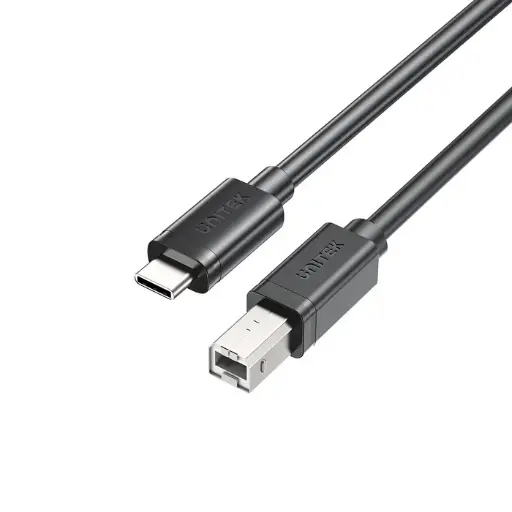 [DNA0056334] UNITEK C14140ABK03 USB-C to USB-B 2.0 Printer Cable - 2m Black