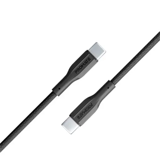 [DNA0056370] Promate XCord-CC USB-C to USB-C 60W Cable 1m - Black