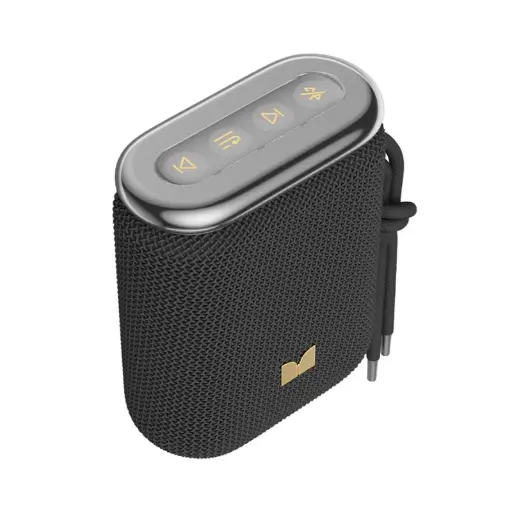 [DNA0056425] Monster Atomic Pebble Portable Bluetooth Speaker 15W - Black