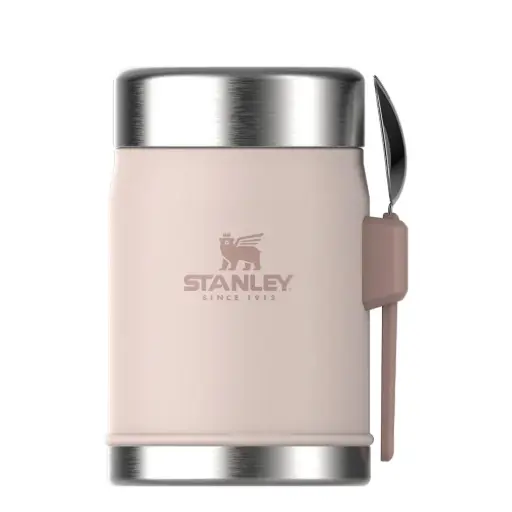 [DNA0058847] Stanley Classic Legendary Food Jar + Spork 0.4L / 14oz – Rose Quartz