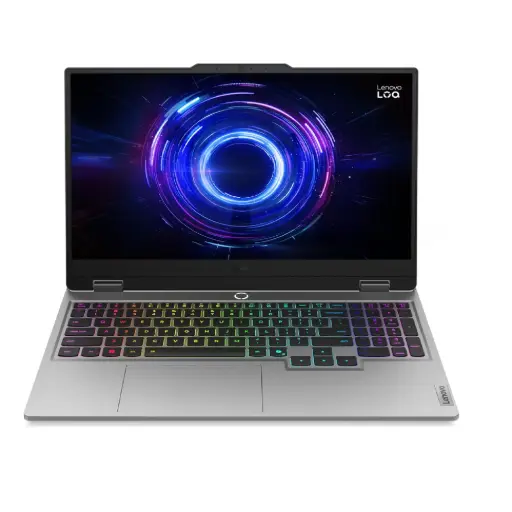 [DNA0059099] لابتوب ألعاب لينوفو LOQ 15IRX10 83JE00YNPS 15.6 بوصة FHD 144Hz - إنتل كور i7-14700HX، 16GB RAM، 512GB SSD، إنفيديا جي فورس RTX 5050 8GB، ويندوز 11 برو K