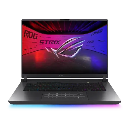 [DNA0059157] لابتوب ألعاب أسوس ROG Strix G16 G615JPR-RV132 16 بوصة FHD+ 165Hz - إنتل كور i7-14650HX، 32GB RAM، 1TB SSD، إنفيديا جي فورس RTX 5070 8GB - رمادي إكليبس