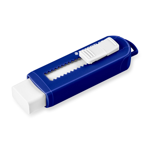 [DNA0059279] STAEDTLER 525 eraser with blue sliding sleeve