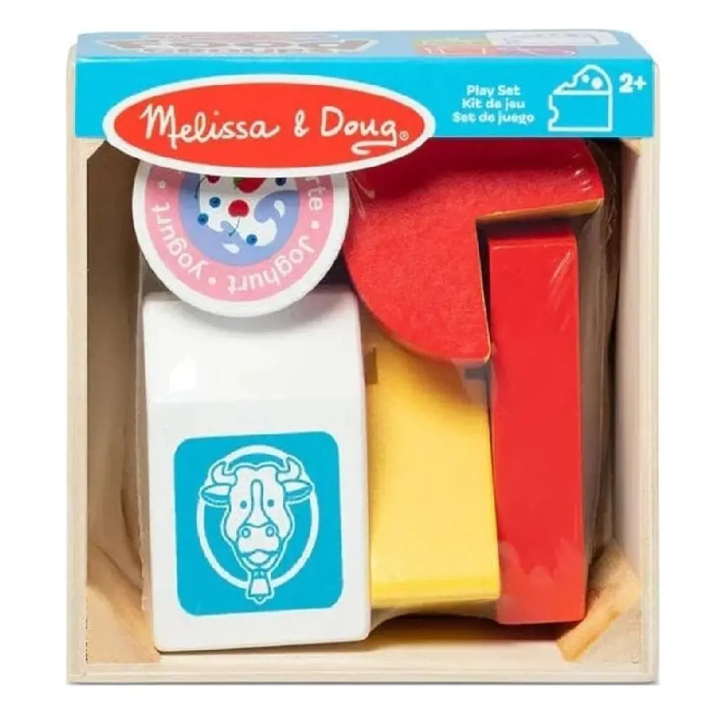 melissadoug Melissadoug Melissa Doug Wooden Food Groups Play Set Dairy